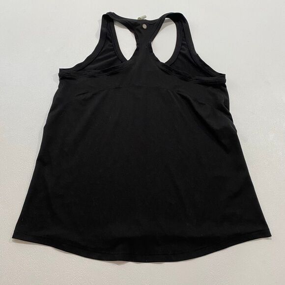 Yogalicious Racerback Tank Top Women’s Medium Black Athletic Workout Shirt - Picture 2 of 5